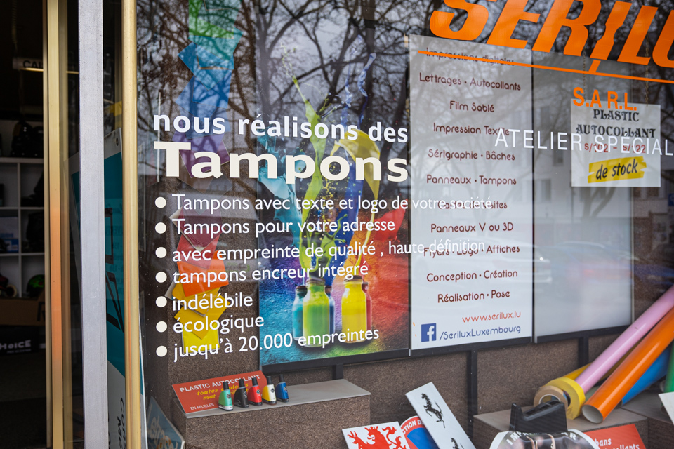 Lettrage publicitaire à Esch-sur-Alzette : un travail soigné